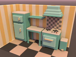 MagicaVoxel kitchen