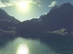 Premier essai avec Terragen